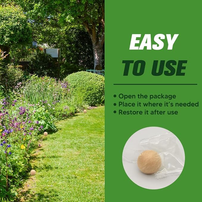 Mole Repellent for Lawn & Garden,Natural & Plant-Based,Get Rid of Gopher,Vole,Armadillo,Groundhog,Safe Around People, Pets & Plants,Simple to Use-8P