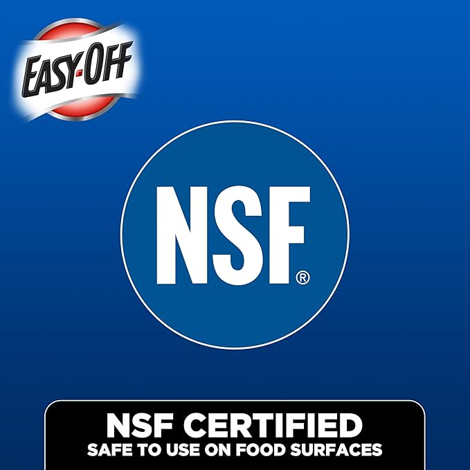 Easy-Off Fume Free PRO size Oven Cleaner Foam, Removes Grease & Burned-On Food, For Ovens, Air Fryers & More 24oz (2-count)