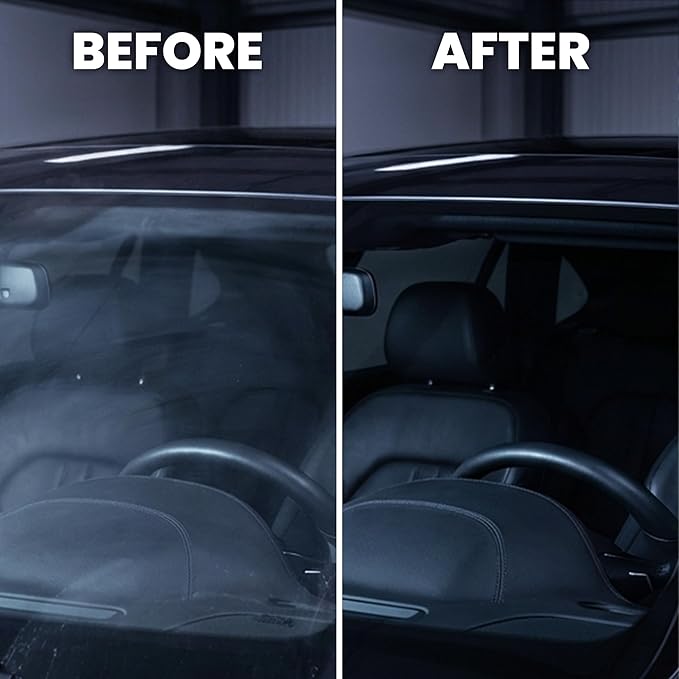 LANE'S Concentrated Auto Glass Cleaner | Tint-Safe Car Windshield, Window Cleaner | Removes Automotive Smoke Film, Fingerprints, & Smudges | Streak-Free, Safe for All Glasses | 16oz