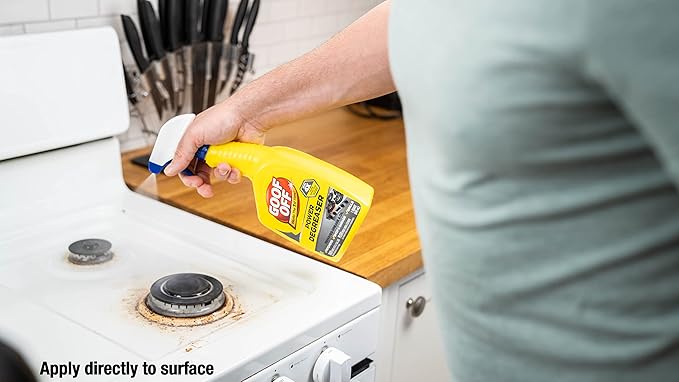 Goof Off Power Cleaner and Degreaser for Mechanics– 32 oz. Trigger Spray Bottle (Pack of 3)
