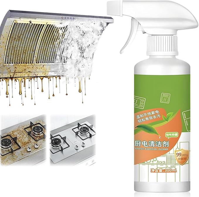 300 ml Natural Enzyme Formula to Household Appliances, 2026 New Multi-Purpose Cleaner - Effective for Hood, Oven, Stove & Household Appliances