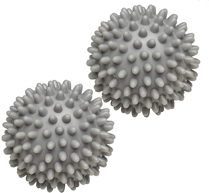 Laundry 360 2 Pack Dryer Balls | Reduces Drying Time | Reduces Static | Softens Clothing | Laundry Accessories | Assorted Colors |