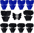 USKICH Sticky Traps Gnat Killer Fruit Fly Traps Non-Toxic and Odorless Fungus Gnat Traps Insect Traps Black Sticky Trap for Indoor and Outdoor Plants（48Pcs Black）