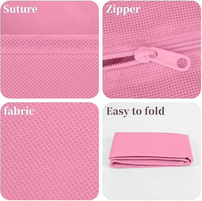 Drawer Organizer Clothes, 16 Pack Dresser Organizer Bins, Foldable Closet Organizers and Storage Fabric Dresser Bins, Shallow Drawer Dividers for Clothing, Underwears, Socks, Tie