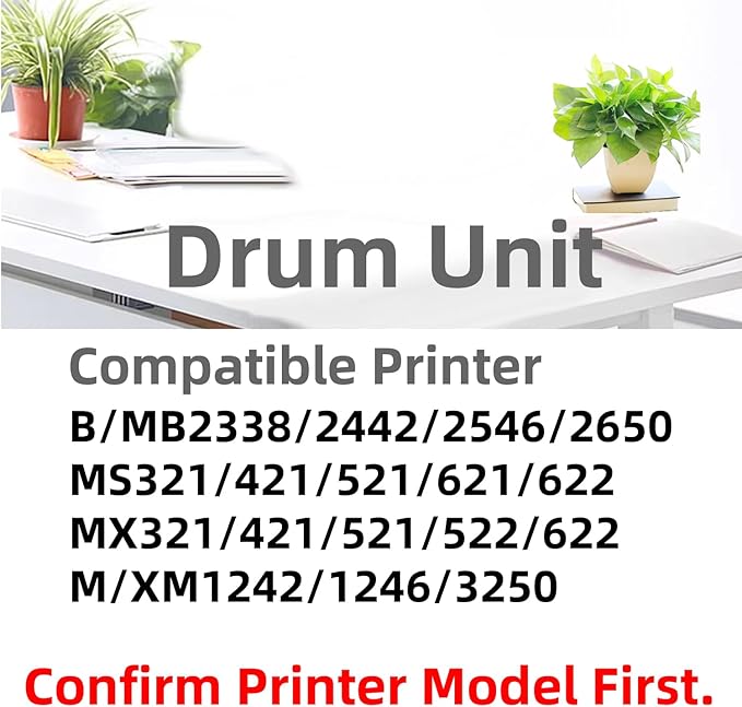56F0Z00 56F0Z0E 56F0ZA0 Remanufactured Imaging Unit Drum Unit Compatible with Lexmark MS321 MS421 MS521 MS621 MS622 MX321 MX421 MX521 MX522 MX622 Printer (56F0Z00-1Pack)