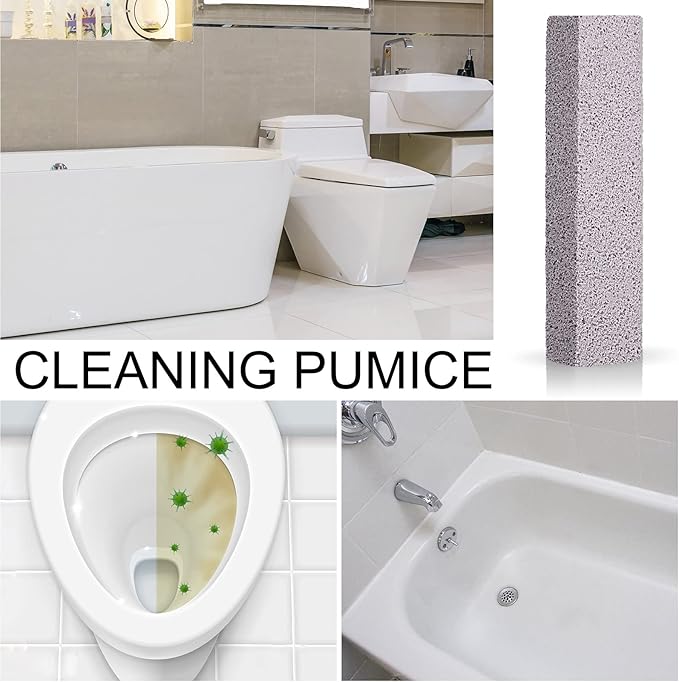 Chinco 30 Packs Pumice Stone for Cleaning, Scouring Pad Removing Stain Grime Without Leaving Scratches for Kitchen Oven Stove Home Bathroom Toilet Pool House Cleaning Supplies