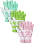 Patelai 3 Pairs Microfiber Plant Dusting Gloves Leaf Cleaning Gloves for Indoor Plants, Blinds, Furniture, House (Yellow,Pink,Blue,White,Medium)