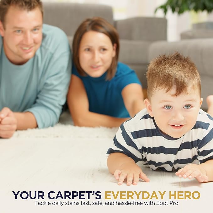 Pro's Choice Spot Pro Carpet Spotter, Professional Fabric & Carpet Spot Remover for Stains & Spills, Fast Acting Upholstery Stain Remover, Use as Stain Treater Spray for Cleaner Couch & Laundry, 1Pint