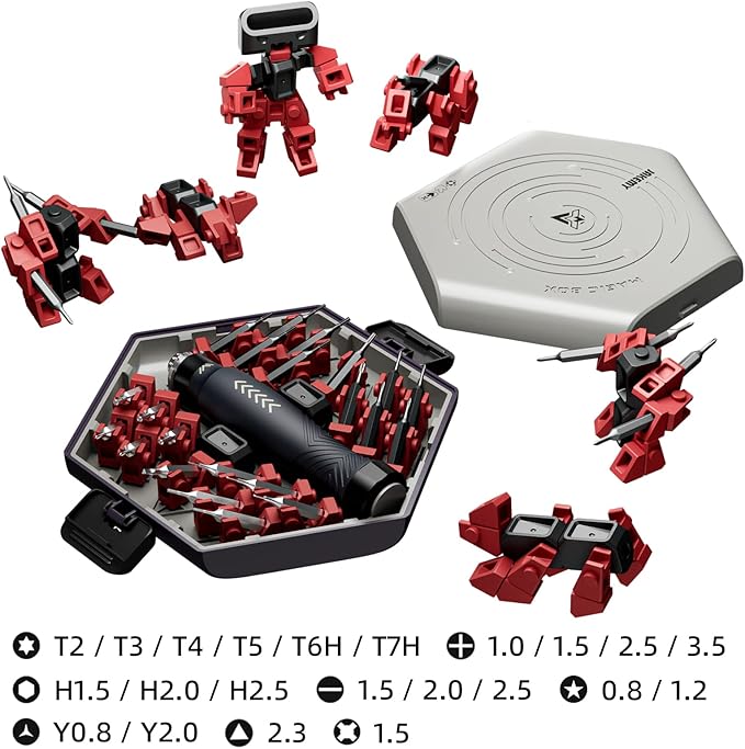 JAKEMY Precision Screwdriver Set: DIY Screwdriver Repair Kit for Men, Magnetic Torx Screwdriver for Laptop, Computer, Macbook, iPhone, Watch, Eyeglasses