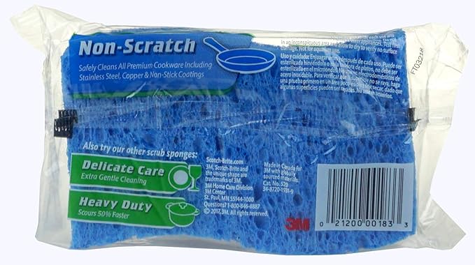 Scotch -Brite Non Scratch Scrub sponges - 21 Pack - Individually Wrapped