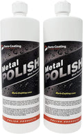 DURA-COATING TECHNOLOGY, Blue Premium Metal Polish - Perfect Brightener and Scratch Remover for Aluminum Wheels, Diamond Plate, Stainless Steel, Copper, Brass, & Nickel - (1/2 Gallon Bottle)