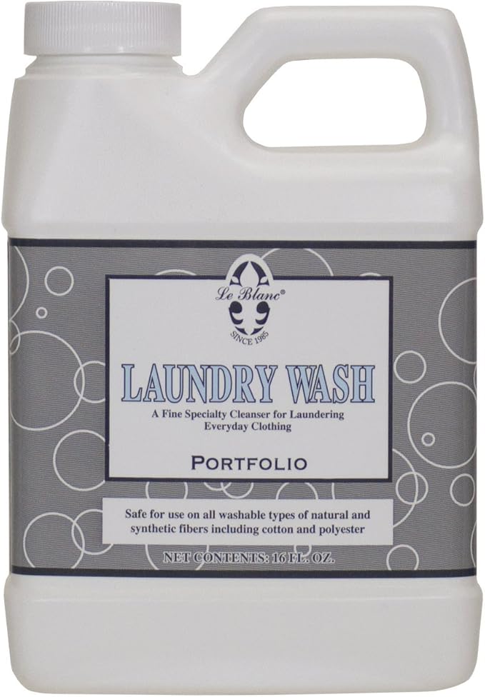 Le Blanc® Portfolio Laundry Wash– Luxury Laundry Cleanser for Everyday Clothing- 16 oz. (1 pack)