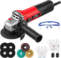 Angle Grinder 10 Amp, 4-1/2 inch Power Angle Grinder Tools with 13000 RPM, 1200W Small Angle Grinder for Cutting, Grinding, Polishing