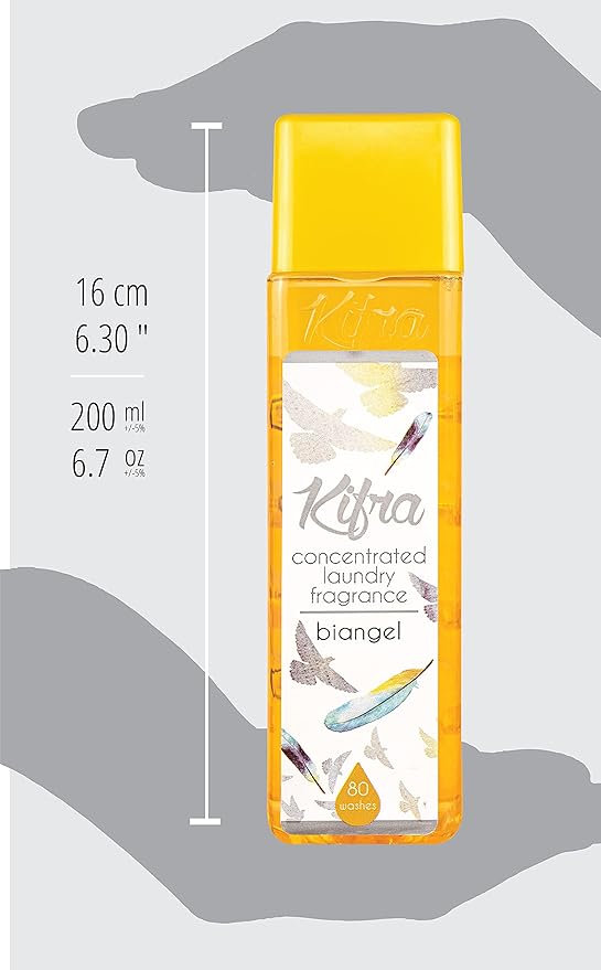 KIFRA BIANGEL Concentrated Laundry Fragrance 6.76 Fl Oz 200ml 80 Washing Cycles