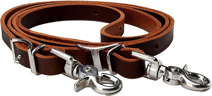COUNCIL TOOL Leather Shoulder Sling - Wood Craft Carrying Strap for Camp Carver and Pack Axe with Adjustable Design & Lobster Claw Clasps, Made in The USA - AM-SLING02