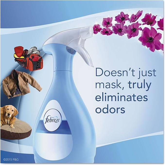 Febreze 47804CT Fabric Refresher & Odor Eliminator Gain Original 27 oz Spray Bottle 6/Carton