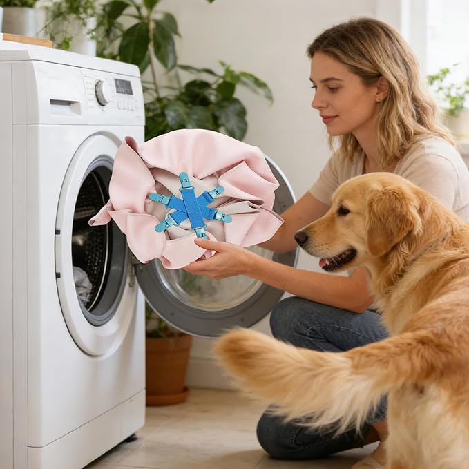 Sheet Detangling Tool For Dryer, Fitted Sheet Dryers Detangling Clips, Sheets Straightener, Bed Sheets Clips Holder For Untangling Twisting Washer Dryer Businesses Home Hotel