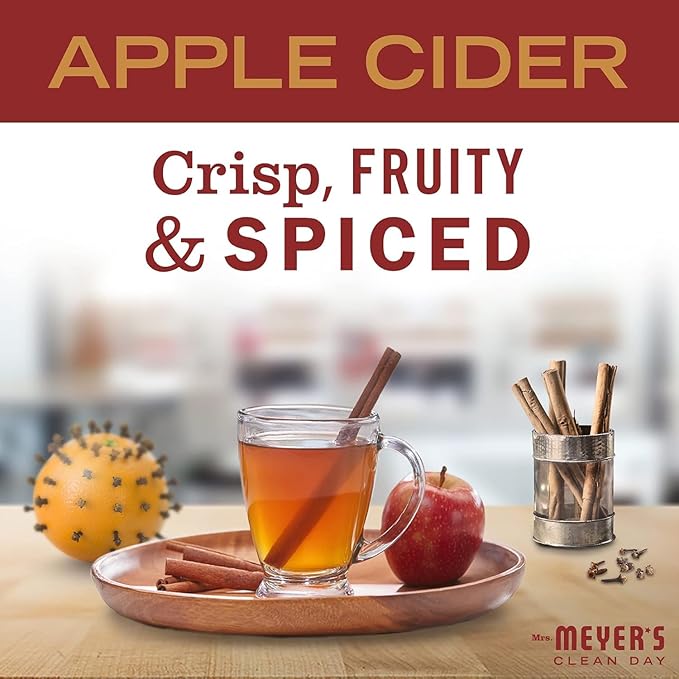 MRS. MEYER'S CLEAN DAY All-Purpose Cleaner Spray, Limited Edition Apple Cider, 16 fl. oz - Pack of 12