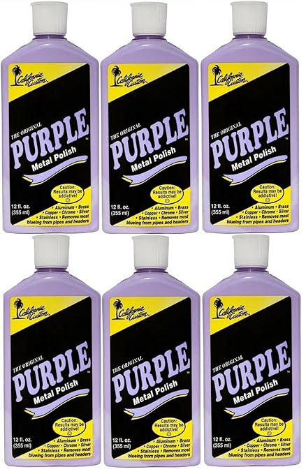 Products – The Original Purple Metal Polish, No Silicone, Body Shop Safe, Great for Aluminum, Brass, Copper, Chrome, Silver, Stainless and Gold, Made in The USA (6)