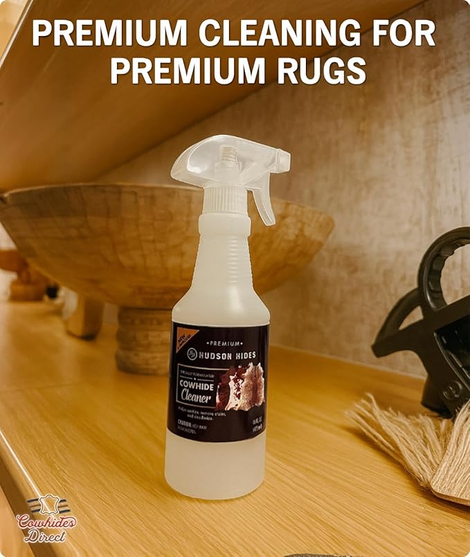 Cowhides Direct Cowhide Carpet Cleaner Spray - Rug Cleaner & Shampoo for Cowhide Rugs - Pet Stain Remover & Spot Cleaner for Area Rugs
