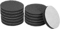 HARFINGTON 12pcs Scrubber Scouring Pads 1200 Grits 4 Inch Drill Power Brush Hoop and Loop Surface Conditioning Disc Drill Scuffing Disc Scrub Pads for Home Kitchen Cleaning, Light Grey