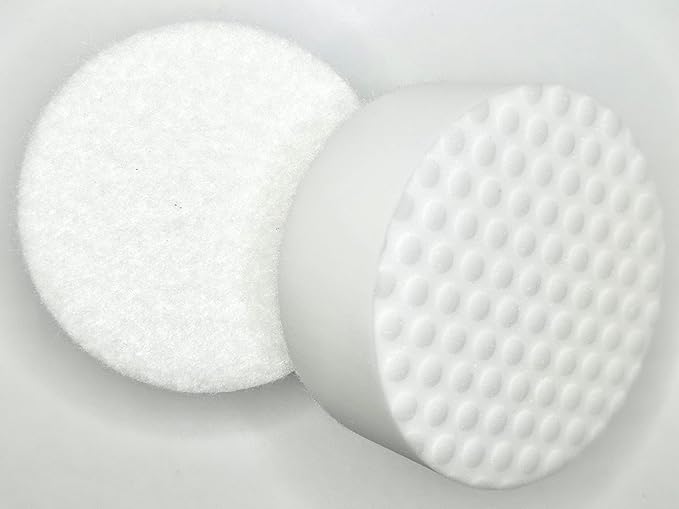 Refill Pack of 12 Drill Powered 3.5” Magic Sponge Erasers | Compatible with RotoEraser | 25% Thicker Ultra Durable Melamine Cleaning Eraser Pads for Bathroom Kitchen Floors | Round 3.5" x 1.25" Thick