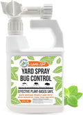 Mighty Mint Peppermint Oil Lawn & Yard Bug Control Spray – Natural Outdoor Pest Repellent for Fleas, Ticks, Mosquitoes, Ants, and More – Plant-Based, Extra-Strength Formula – 32 oz