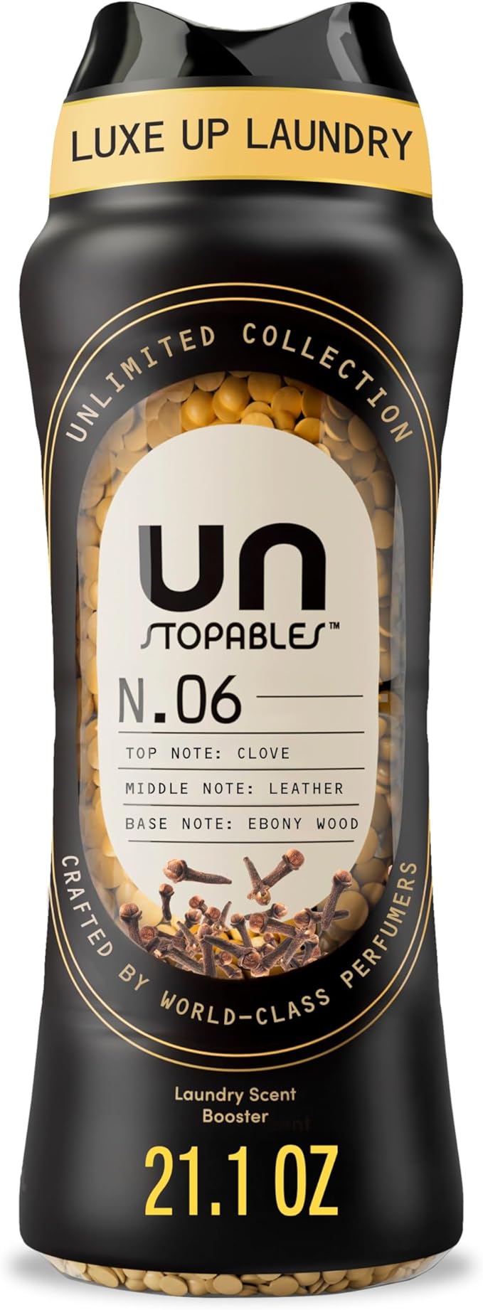 Downy Unstopables Unlimited Collection In-Wash Laundry Scent Booster Beads, No. 06, Fine Fragrance, Long-Lasting Fresh Scent Beads, 21.1 oz