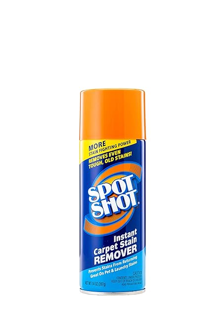 Spot Shot Instant Carpet Stain Remover, Aerosol, 14 OZ [12-Pack] (009868)