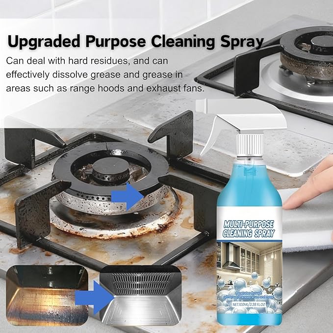 2PCS Spray Splash Cleaner Multi-Purpose Cleaning Spray,Oven Foam Spray, Kitchen Foam Cleaner, Kitchen, Countertop, Oven Multi-Purpose Spray.