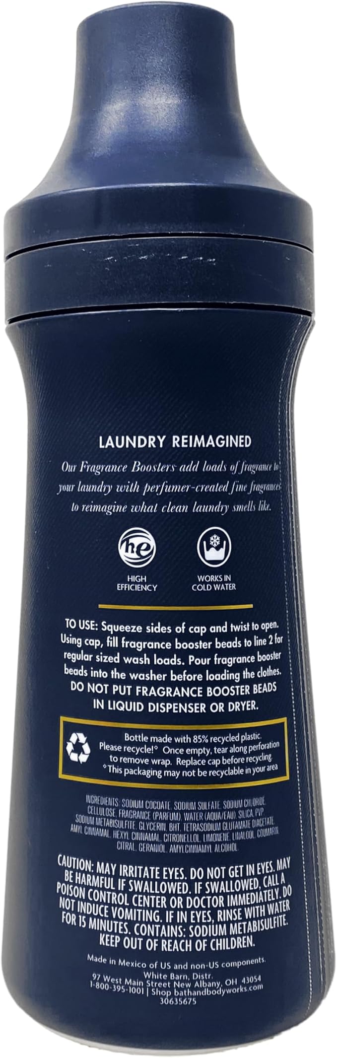 Bath & Body Works Mahogany Teakwood Fabric Care Detergent and Fragrance Booster with a Natural Oats Bar Soap