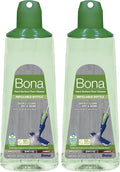 Bona Multi-Surface Floor Cleaner Refillable Spray Mop Cartridge, for Stone Tile Laminate and Vinyl LVT/LVP, 34 Fl Oz (Pack of 2)