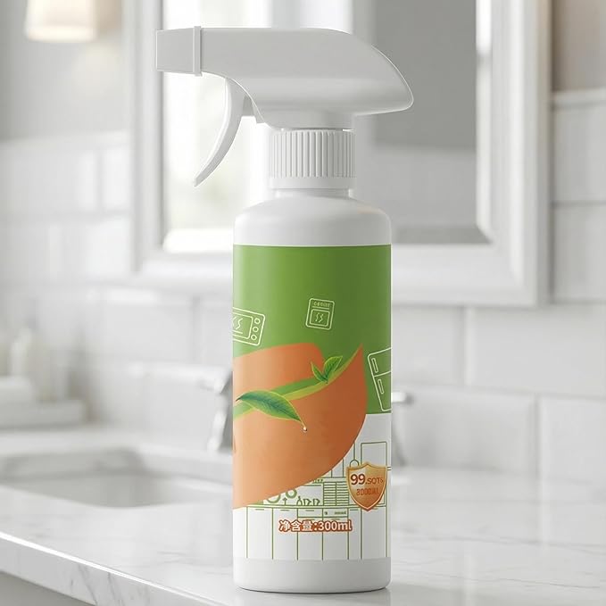 2026 New Electrolyzed Ion Kitchen Cleaner Spray,Multi-purpose Kitchen Cleaner Spray,Kitchen Appliance Cleaner, Clean up Kitchen Oil Stains for Hold, Oven, Stove, Range Hood (1)
