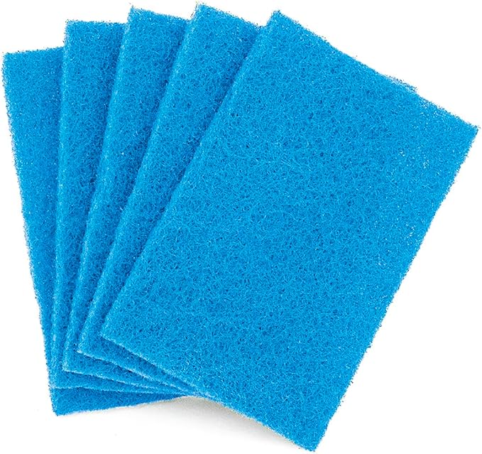 Pine-Sol Non Scratch Scouring Pads - Household Scrubbing Tool for Cleaning Nonstick Cookware and Surfaces - 5 Pack