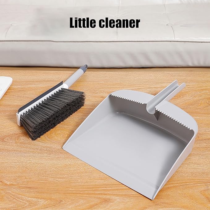 Broom with Dustpan Combo Set Dustpan and Brush Set Handheld Dustpans and Brush Comfortable Grip Brushs and Dustpans for Sofa Tabletop Bedroom Tent Cleaning Broom Set Cleaning Tools