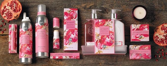 Mangiacotti Room Spritz Fabric Deodorizer Air Freshener Spray|Naturally Plant-Based with Essential Oils Room Fragrance, 8 Ounces, Pomegranate