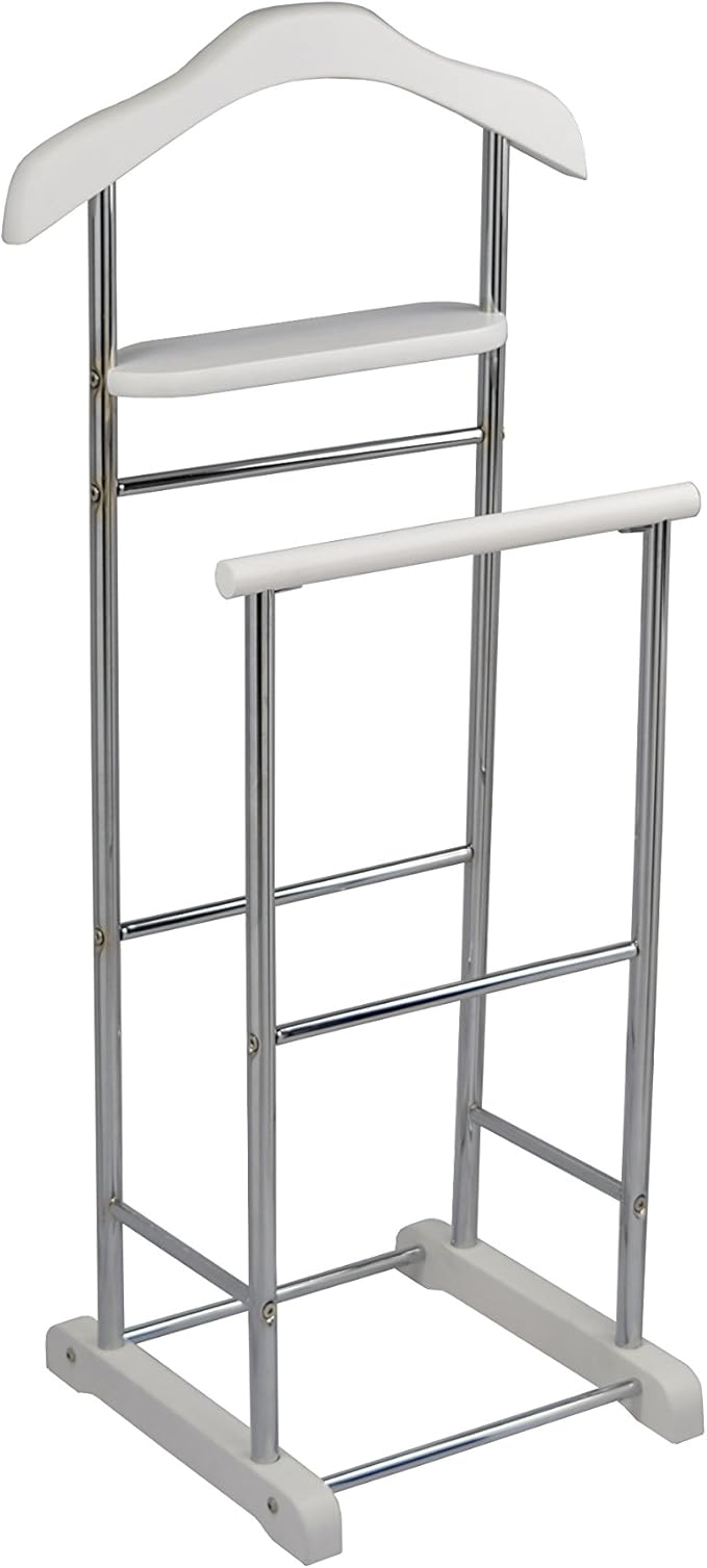 Proman Products VL17027 Fuji Twin Valet, 40" Height, White
