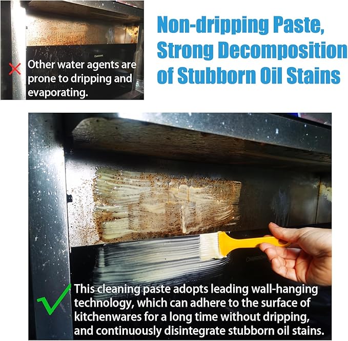Heavy Oil Stain Cleaner, Pot Bottom Black Stain Cleaner,Stainless Steel Cleaning & Polishing, Powerful Kitchenware Cleaner, Multi-purpose Cleaner for Cookware (400, Grams)