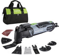 WORKPRO Oscillating Multi-Tool Kit for Christmas, 3.0 Amp Corded Quick-Lock Replaceable Oscillating Saw with 7 Variable Speed, 3° Oscillation Angle, 17pcs Saw Accessories, and Carrying Bag