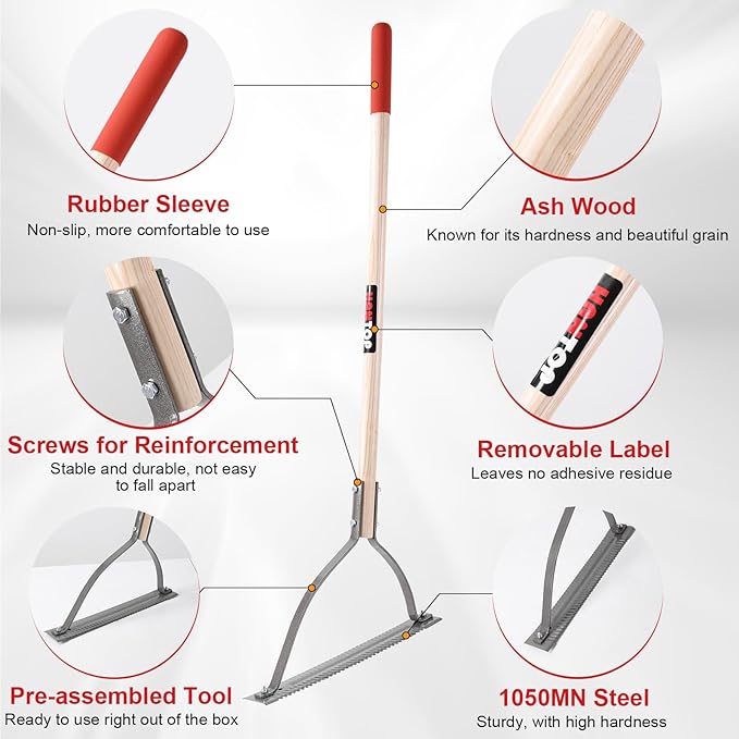 Weed Grass Cutter Manual Weed Wacker Grass Whip Double Serrated Blade Weed Cutter Tool,38 inches