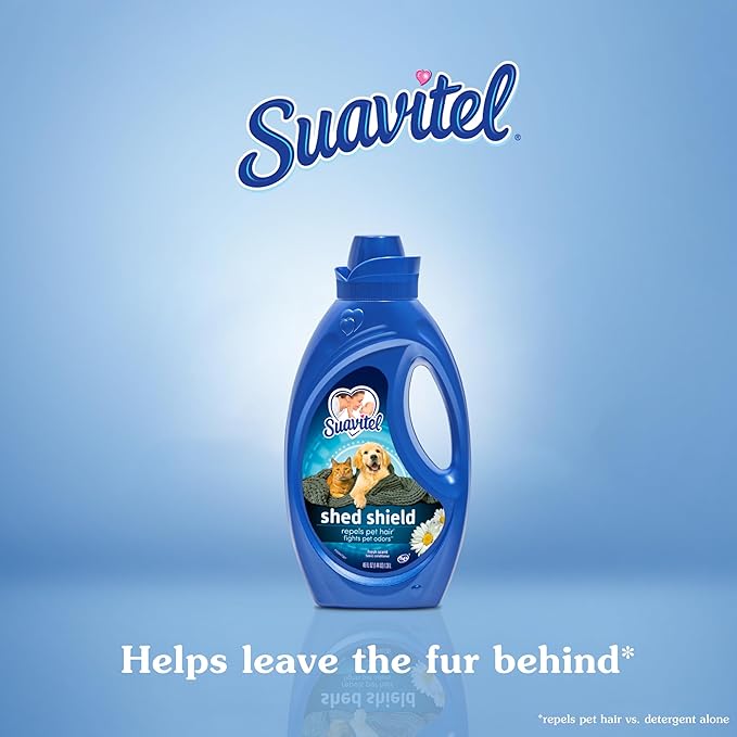 Suavitel Shed Shield Fabric Conditioner, Fresh Scent, 46 oz