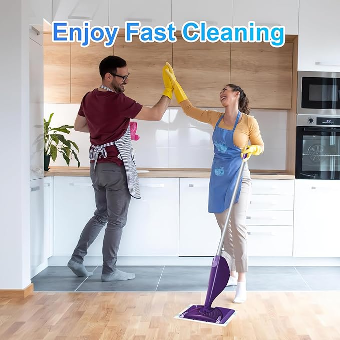 20 Count Wet Jet Pads Refill, Compatible with Swiffer WetJet Spray Mop, Super Absorbent Disposable Cleaning Pads for All Floor Types