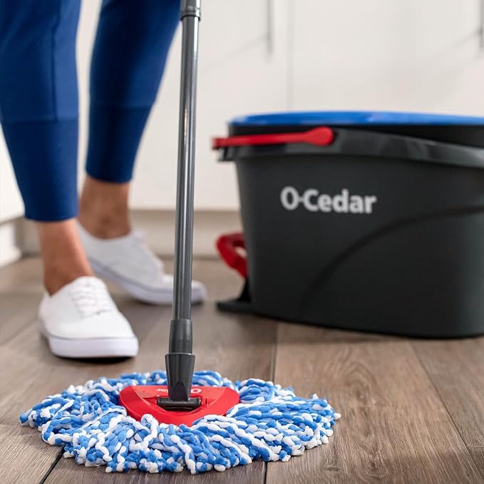 O-Cedar EasyWring RinseClean Refill 4-Pack, Blue, 4 Count