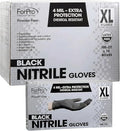 ForPro Disposable Nitrile Gloves, Chemical Resistant, Powder-Free, Latex-Free, Non-Sterile, Food Safe, 4 Mil