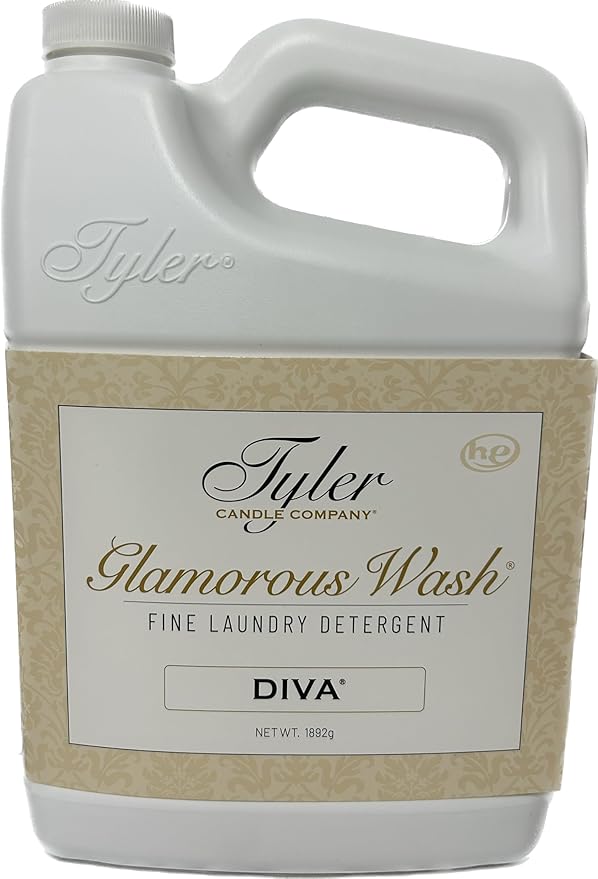 Tyler Glam Wash Laundry Detergent, Diva, Liquid, 64 Fl Oz (Half Gallon) HE Safe