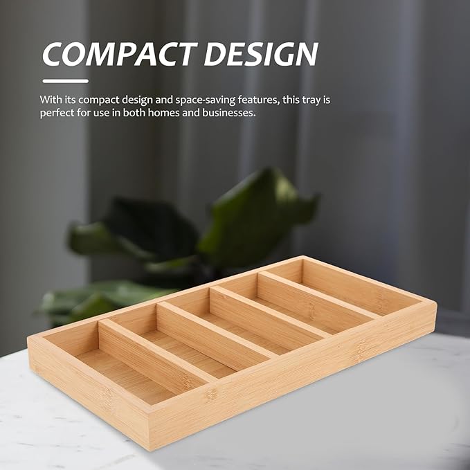 Ciieeo 2-pcs Eyeglasses Organizer Tray with 5 Compartments Sunglasses Storage Display Case Eyewear Holder for Home and Office