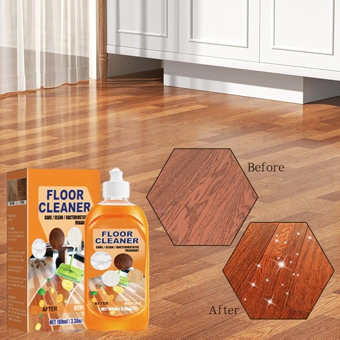 5 in 1 Floor Cleaner, 2026 New Multi-purpose Floor Cleaner, Powerful Floor Cleaner, for Wood Floors Ceramic Tile Marble, Powerful Decontamination Floor (2pcs)