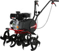 SPLENDOR Gas Powered Tiller 4 Cycle Engine 212CC Working Width Adjustable 13in-22in-33.5in