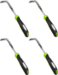 Garden Guru Patio Crack Weeder Tool with Ergonomic Handle – Stainless Steel Weed Puller for Patio Sidewalk Driveway Cracks | Rust Resistant (4 Pack)
