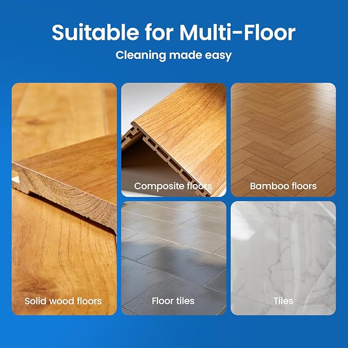 Floor Cleaner Tablet, Compatible with Wet Dry Vacuum and All Robot Mop Floor Washer, Solution for Wood,Tile Laminate Multiple Hard Floors, 60 Pack, Lemon Secent